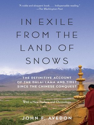 cover image of In Exile from the Land of Snows